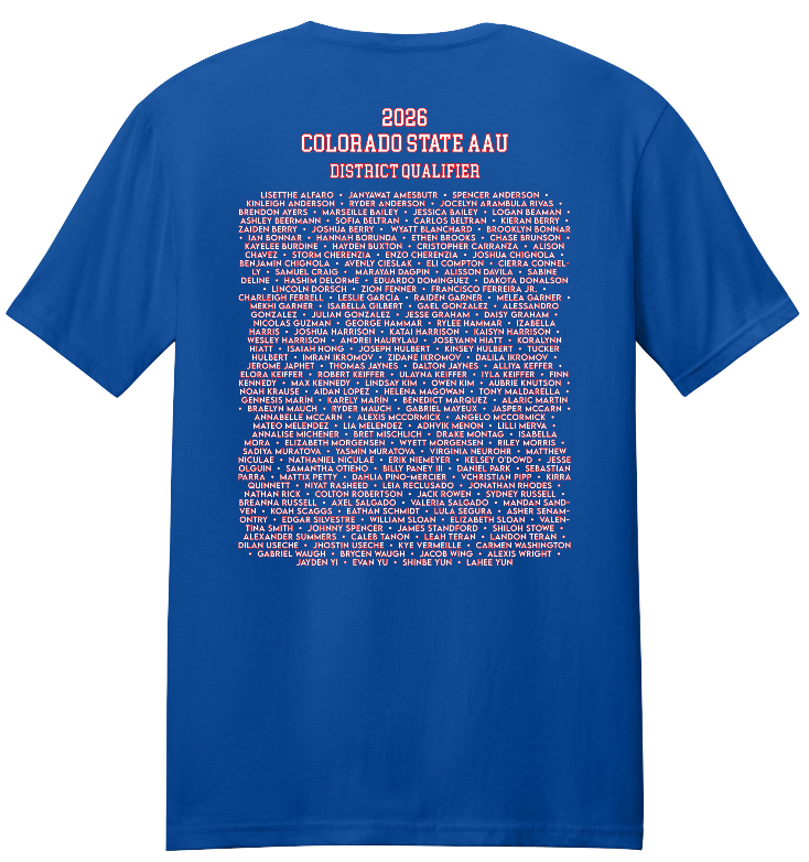 2026 AAU TKD Shirt
