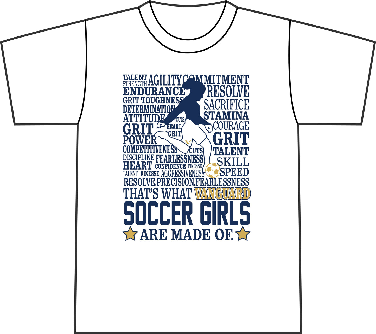 2025 Vanguard Girls Soccer Shirt